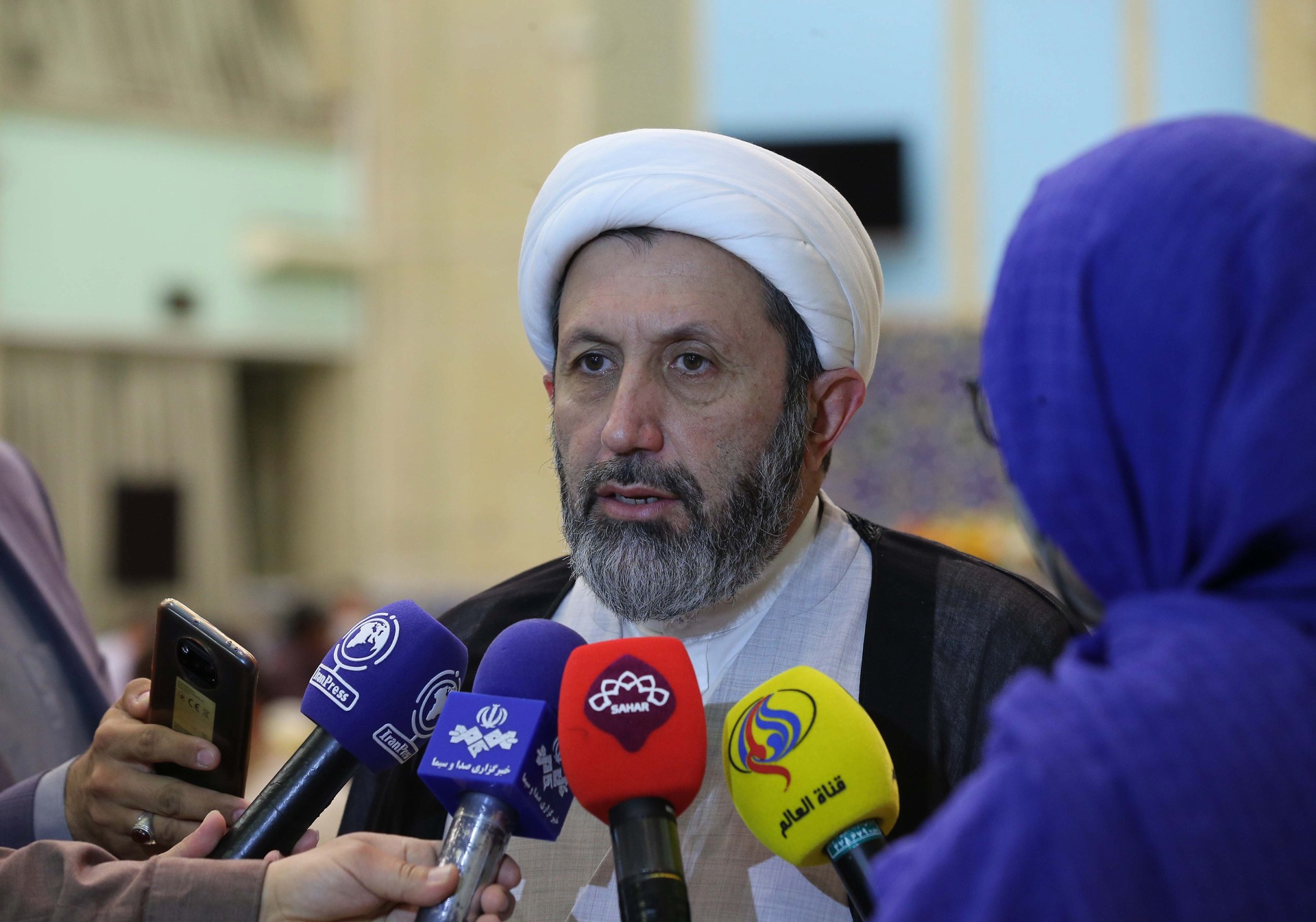 حجتالاسلام والمسلمین ایمانیپور، رئیس سازمان فرهنگ و ارتباطات اسلامی